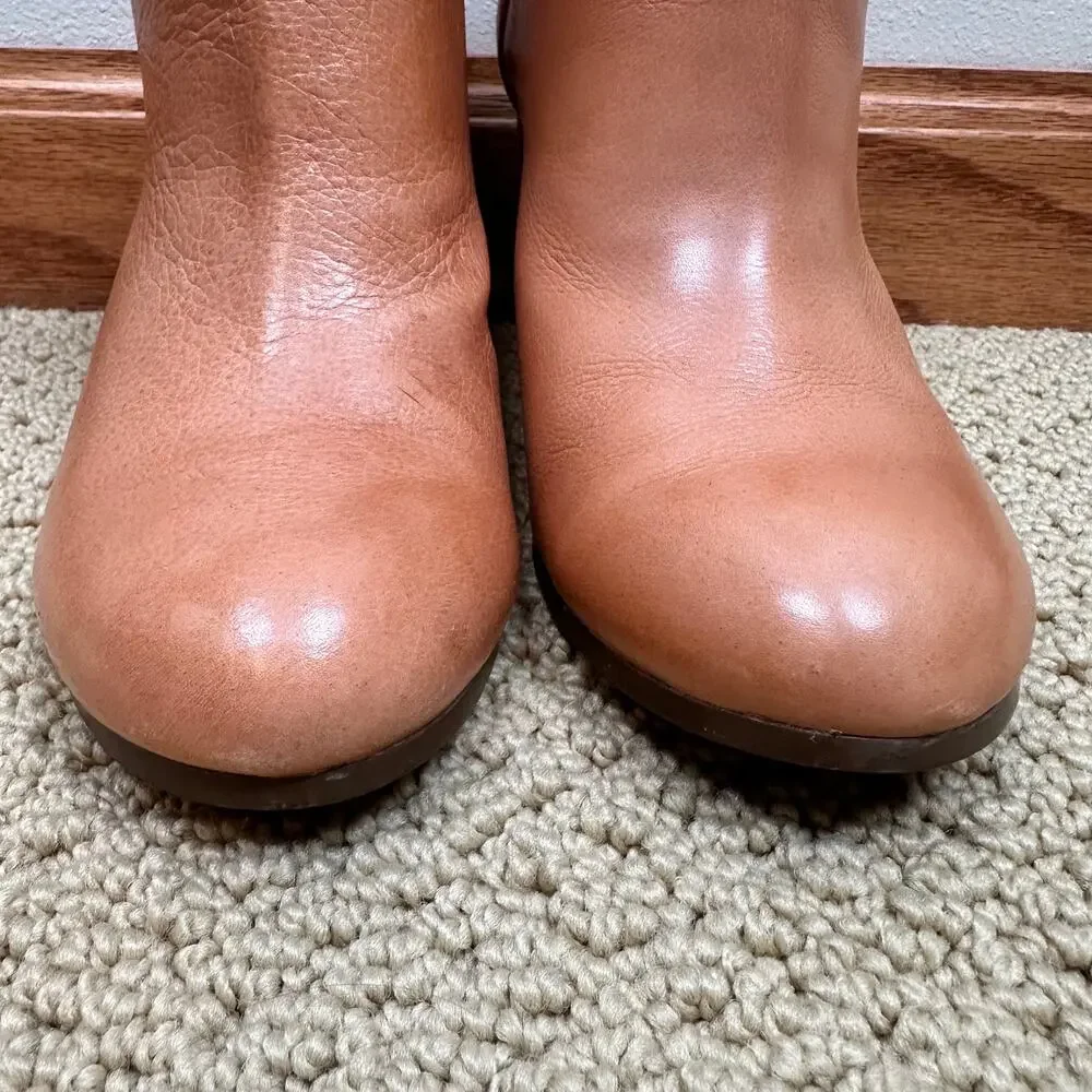 Latigo leather ankle