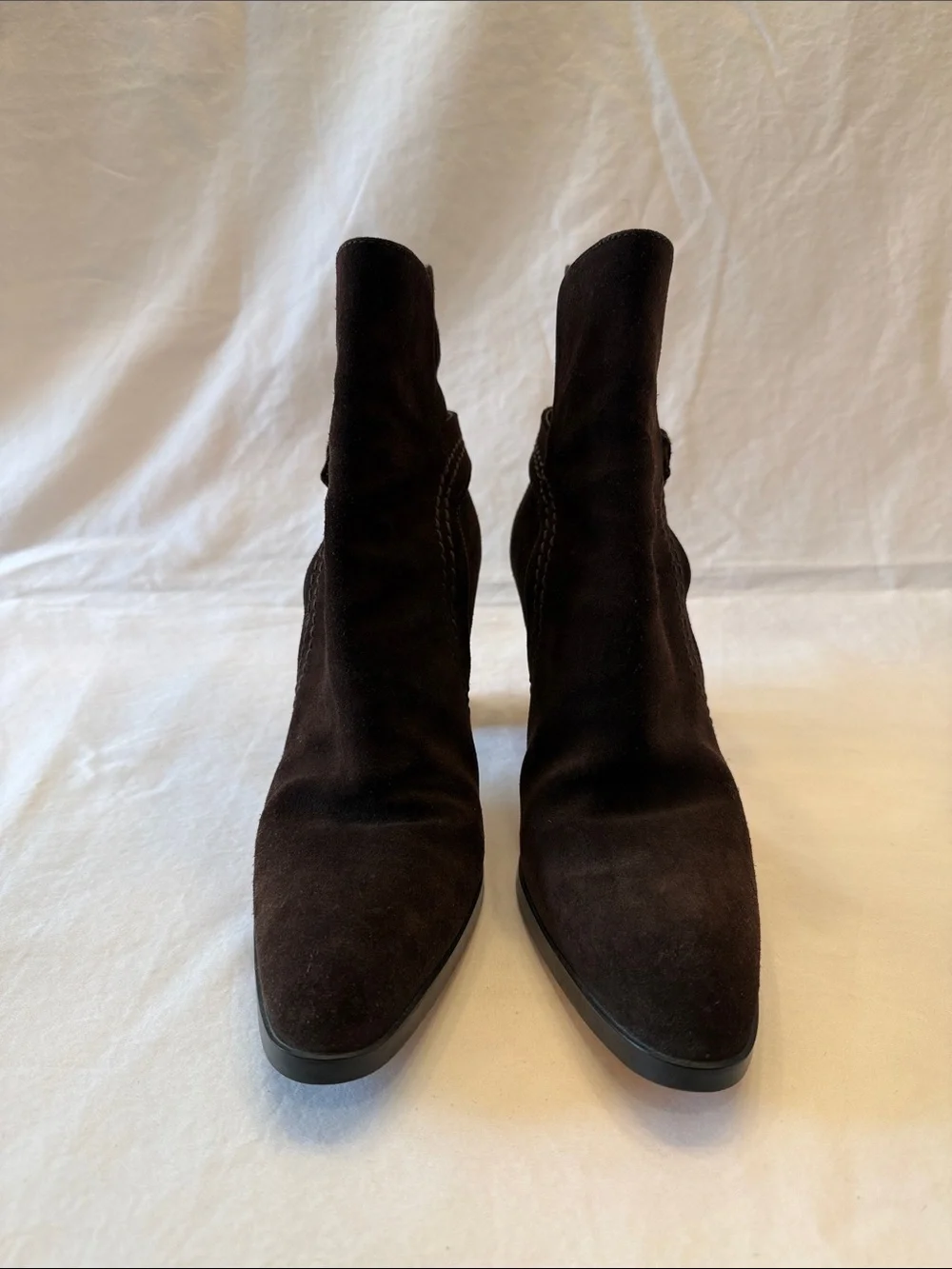 Tod’s Women's Dark Brown Suede Ankle Boots