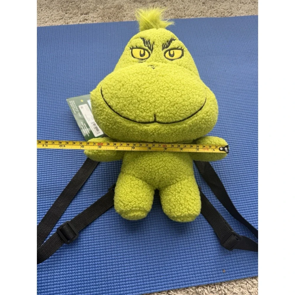 NEW The Dr. Seuss Grinch Sherpa Plush Kids' Plush 15/16