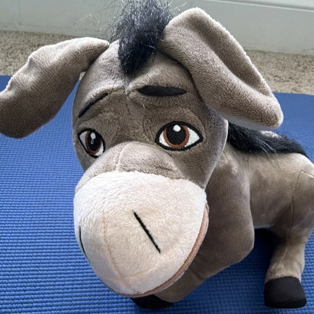 Beverly Hills Teddy Bear Co Shrek Donkey Stuffed Animal Washable 2004 MPN