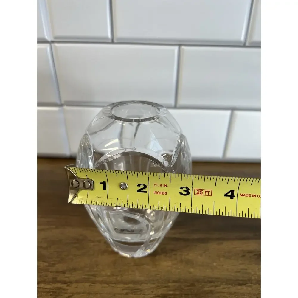 Miller Rogaska Signed Lead Crystal Maestro Vase, 5