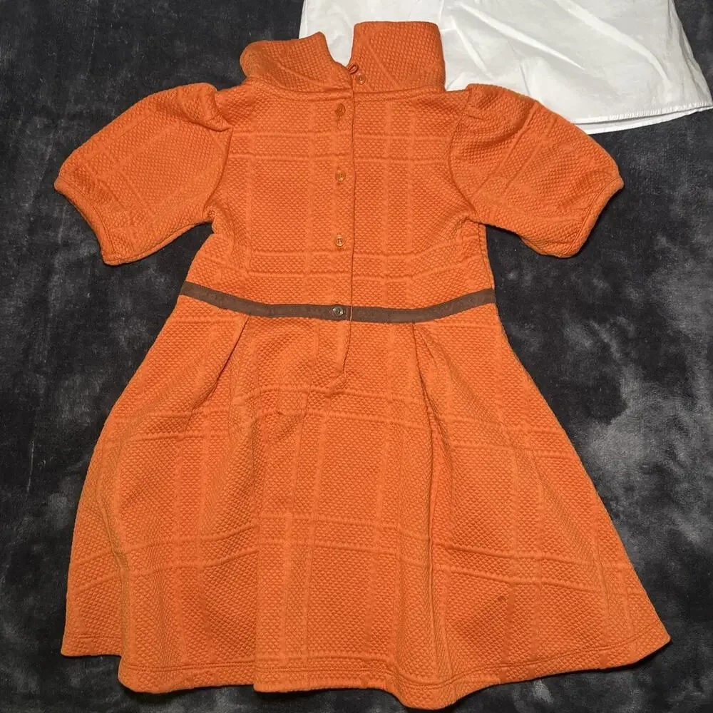 Janie and Jack orange dress
