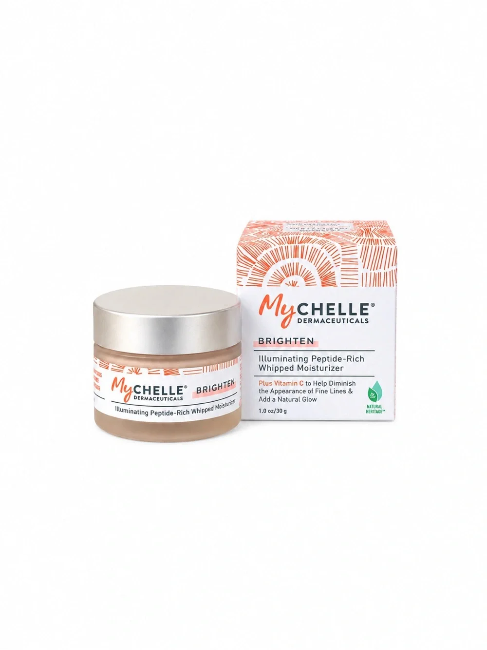 NWT MyChelle Illuminating Peptide Vitamin C Moisturizer Skincare Facial Cream