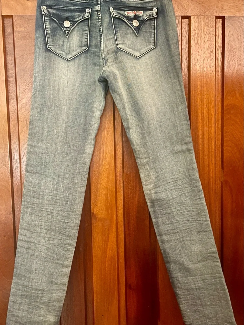 Hudson Girl’s Light Wash 5 Pocket Blue Jeans Sz 14