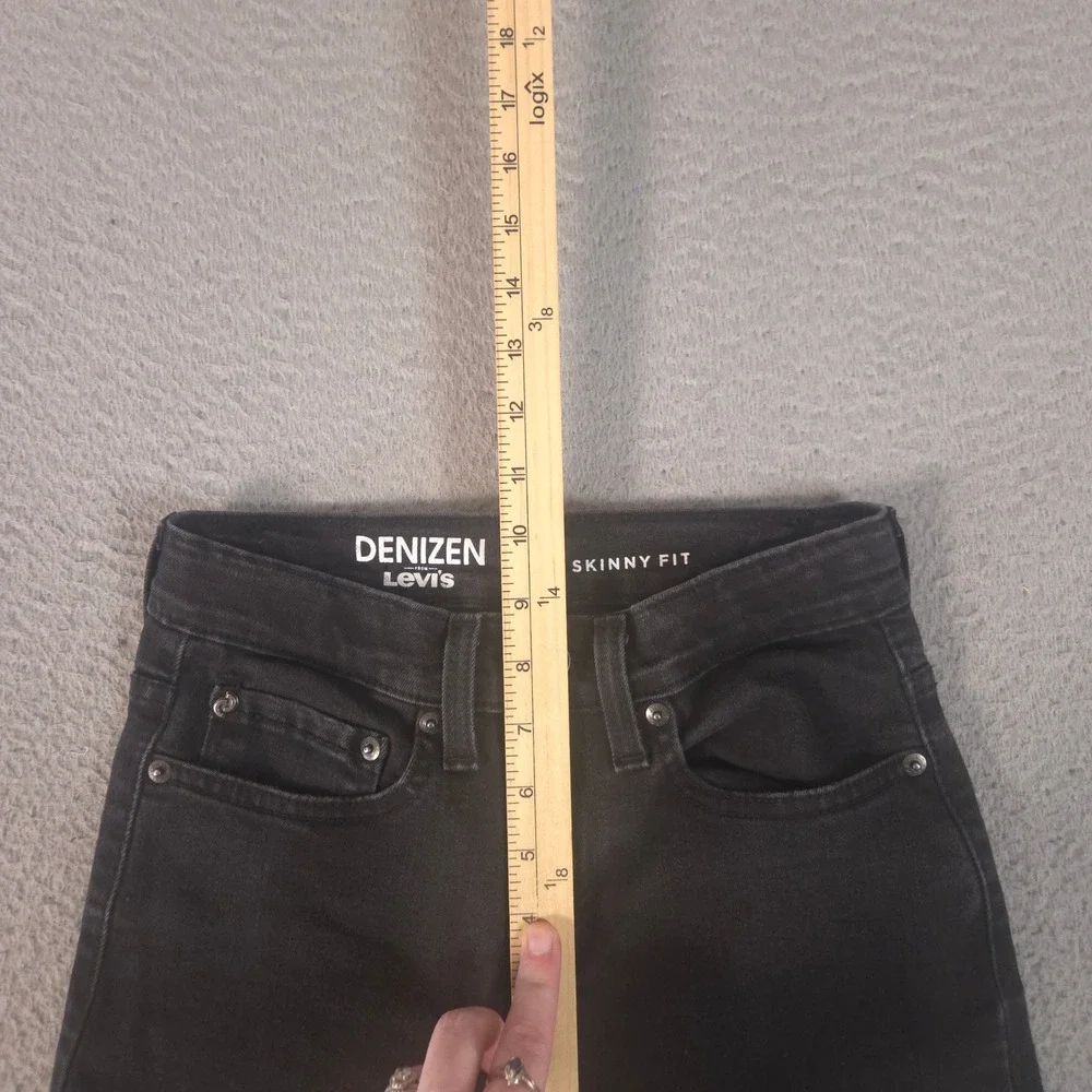 Denizen Levi's Jeans Boys 12 Black 216 Skinny Leg Skinny Fit Stretch Denim Pants