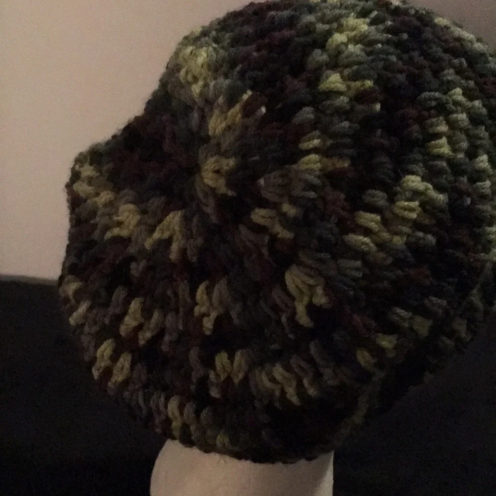 N/A crocheted camouflage