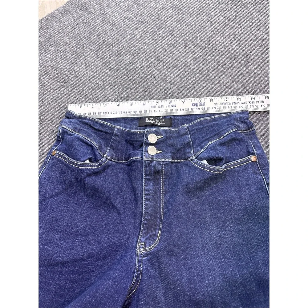 Judy Blue High Rise wide leg Jeans Women's 11/30 Blue Stretch Denim