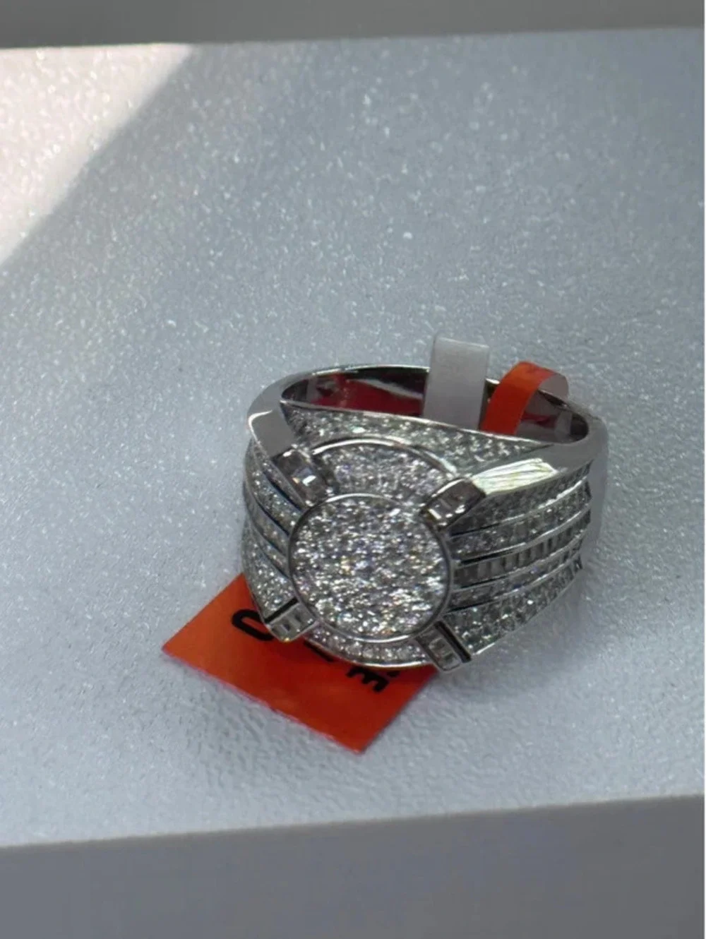 925 men’s ring size 11 Moissanite