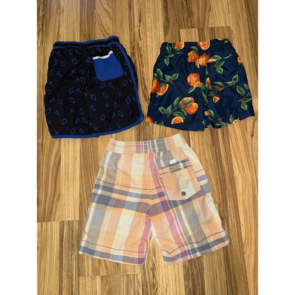 Sony PlayStation GAP Kids‎ Old Navy Boys Swim Trunks Sz 6/7 6 7 Lot EUC