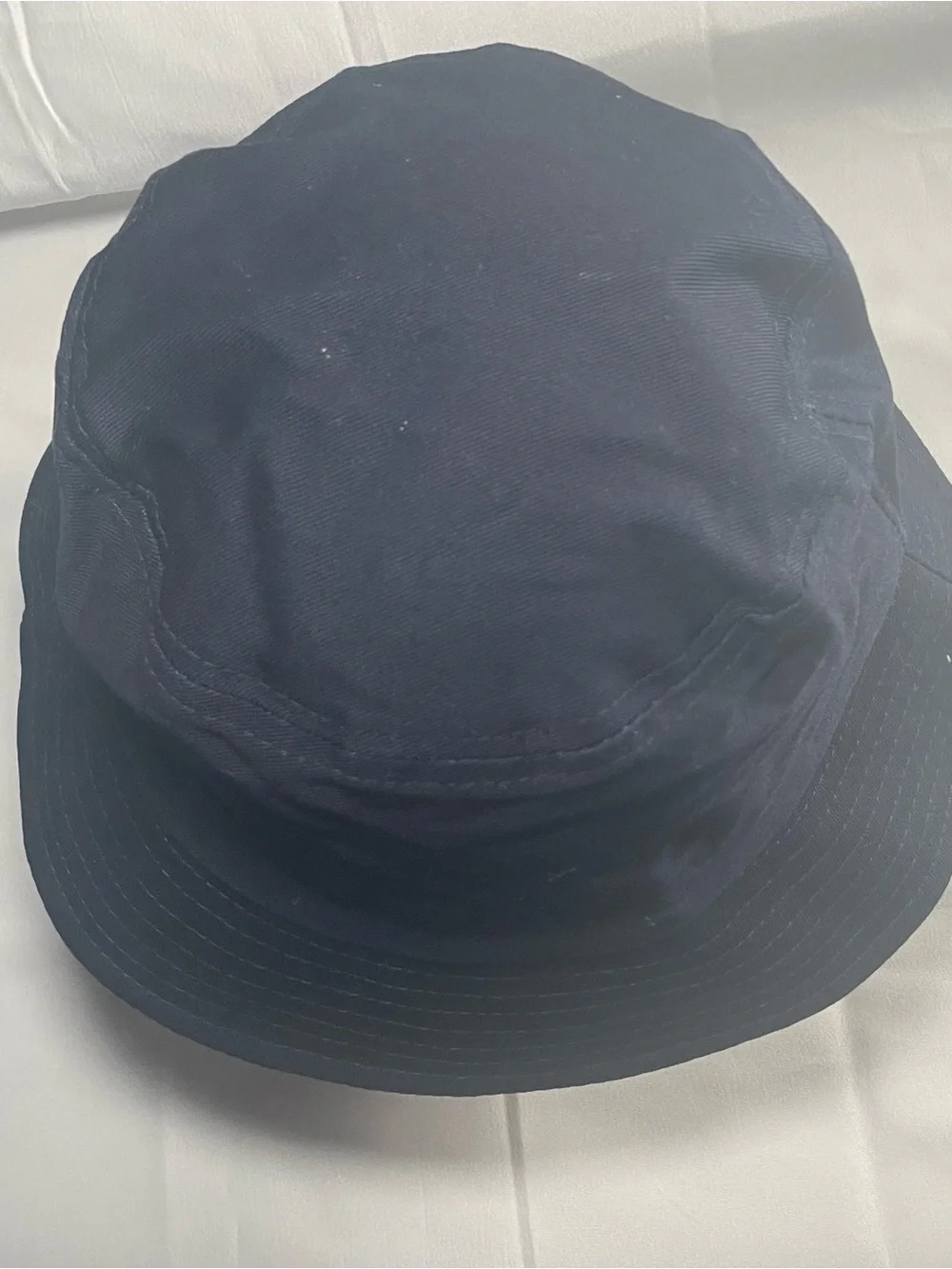 Corona Navy Bucket‎ Hat with Yellow Crown Embroidery