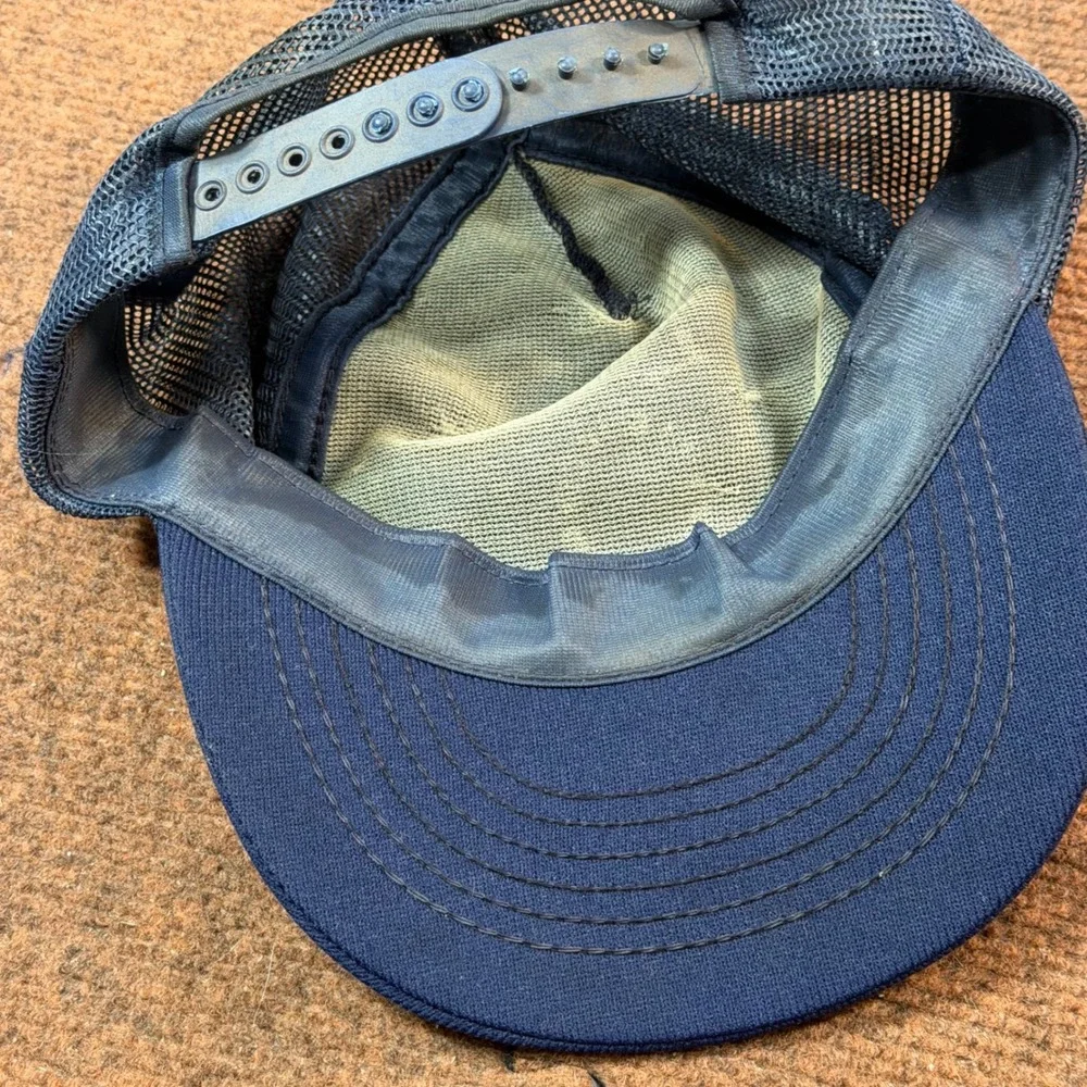Miller Lite Beer Trucker Hat Navy Blue Mesh Snapback A Fine Pilsner Beer Crest