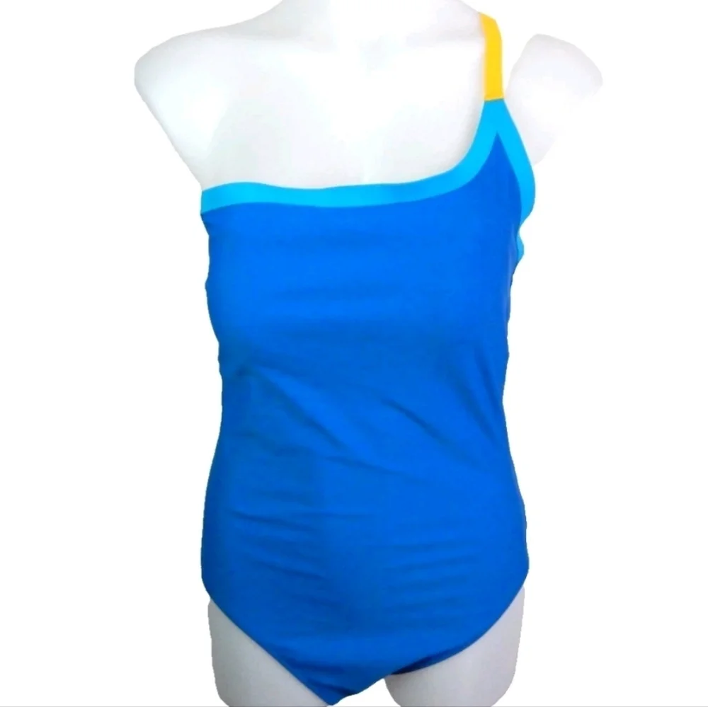 Summersalt Side Stroke One Shoulder Swimsuit‎