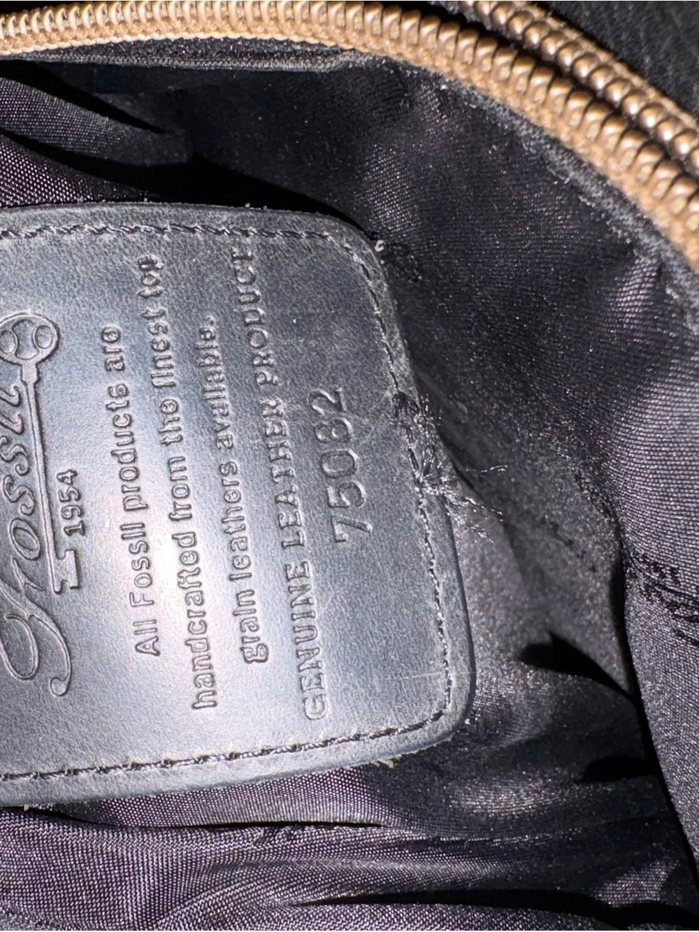 Fossil crossbody black