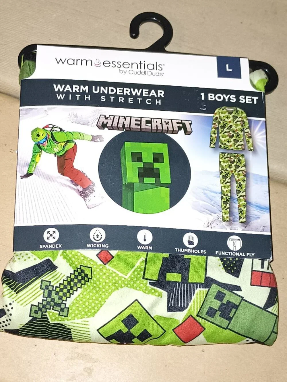 Warm Essentials by Cuddl Duds boys 2pc
