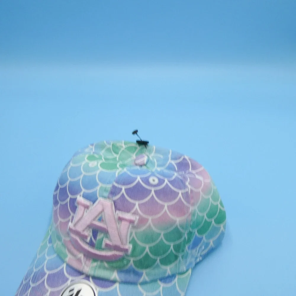 '47 Auburn Tigers Hat Youth One Size Clean Up Mermaid‎ Scales Pastel Purple Pink