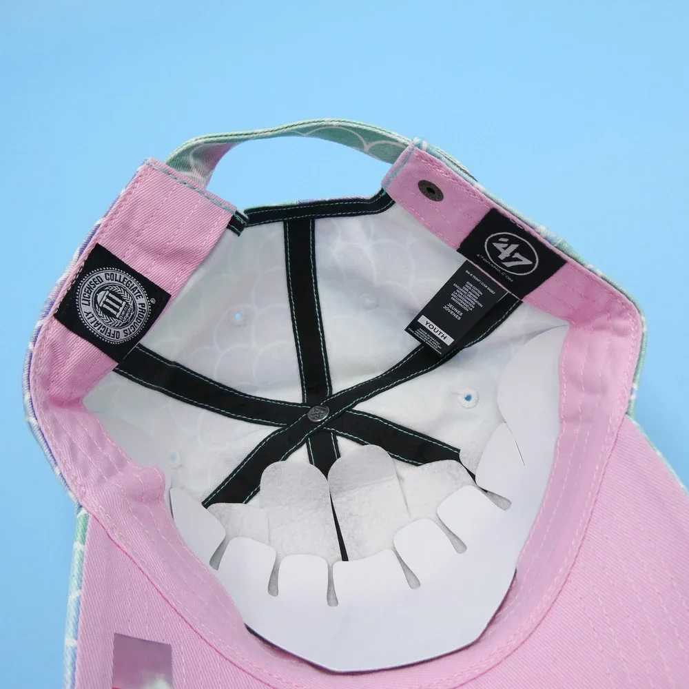 '47 Auburn Tigers Hat Youth One Size Clean Up Mermaid‎ Scales Pastel Purple Pink