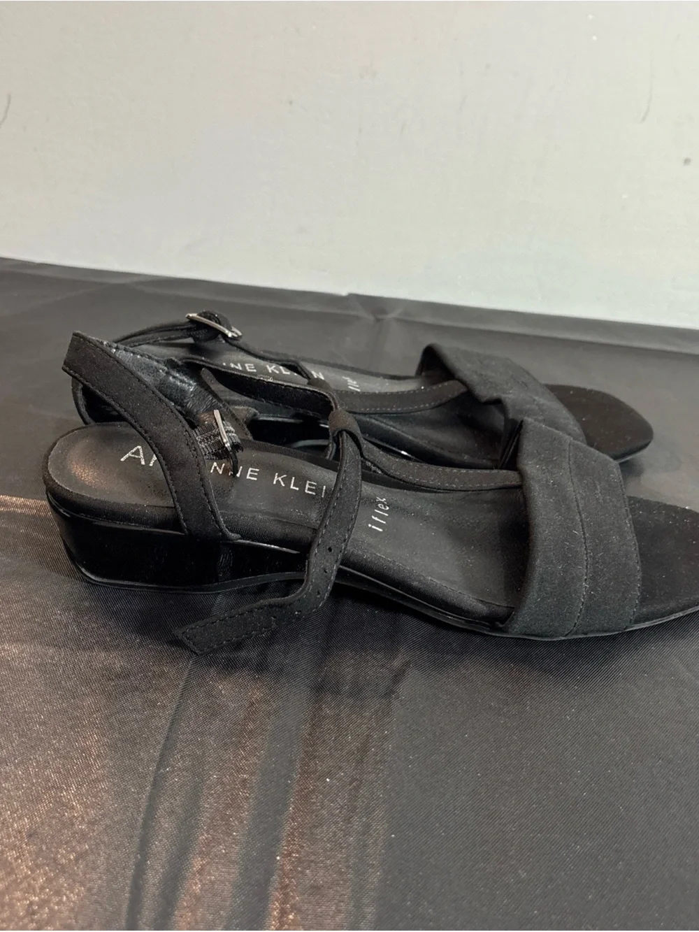 Anne Klein buckle delivers