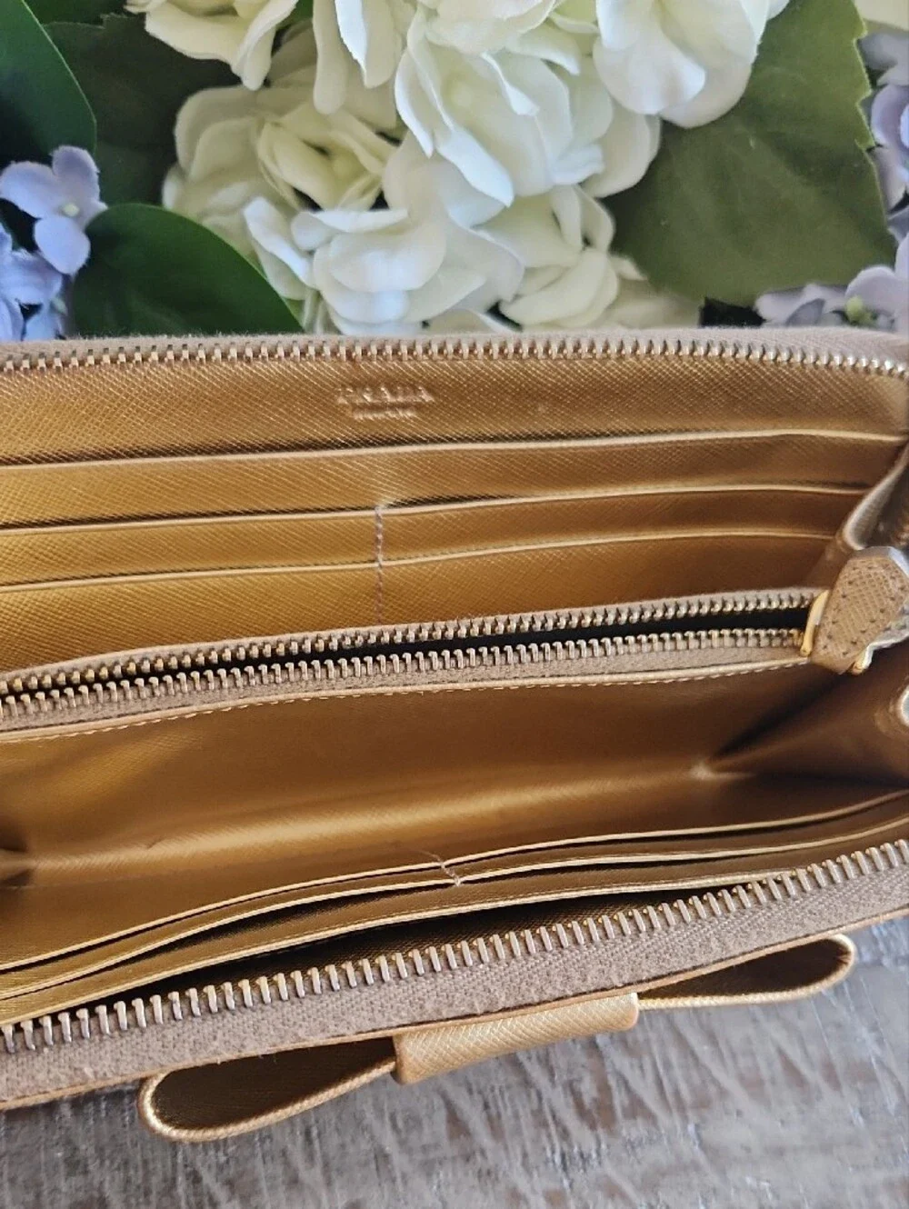 Prada luxury zip