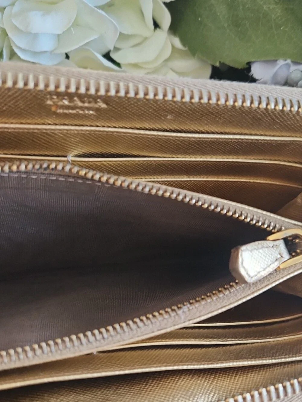 Prada luxury zip