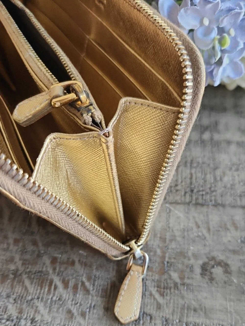 Prada luxury zip