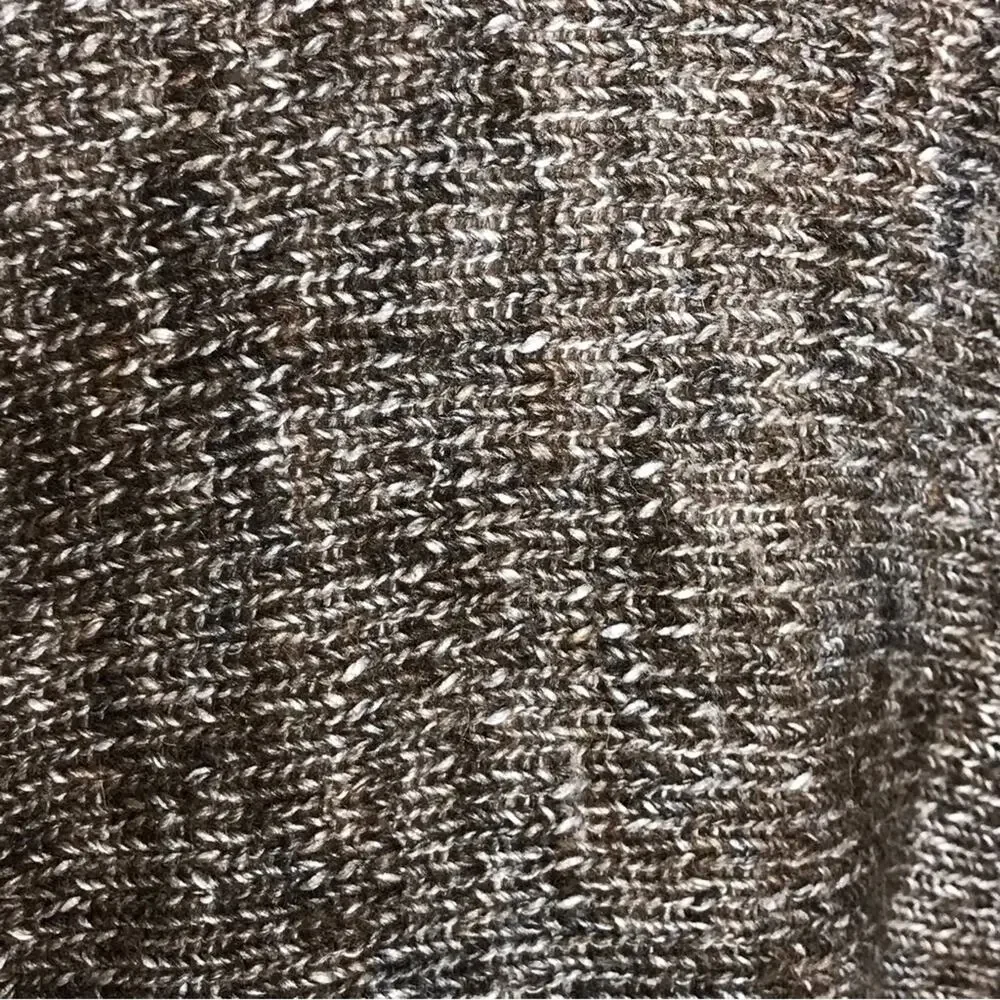 J. Crew Size XS Marled Knit 1/2 Button Collared Sweater-Woman-Wool/Alpaca Blend