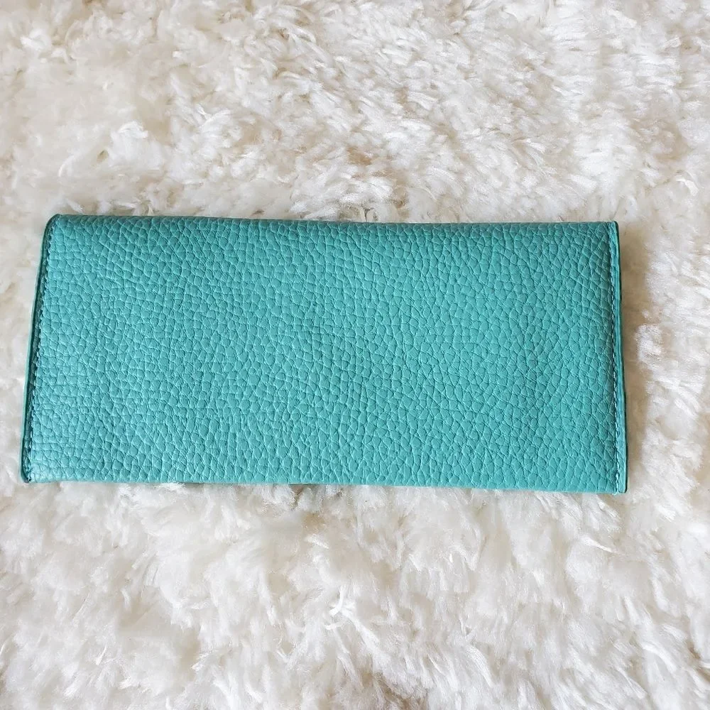 Women's Wallet  Faux Leather Green‎