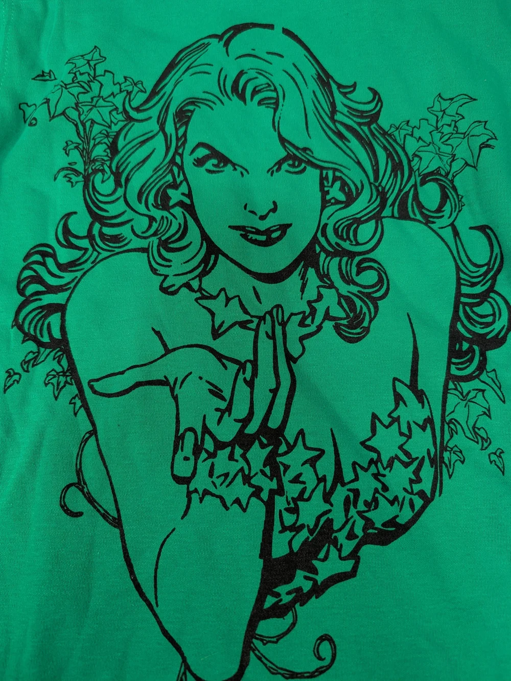 DC Poison IVY Harley Quinn Reversible Hoodie Medium