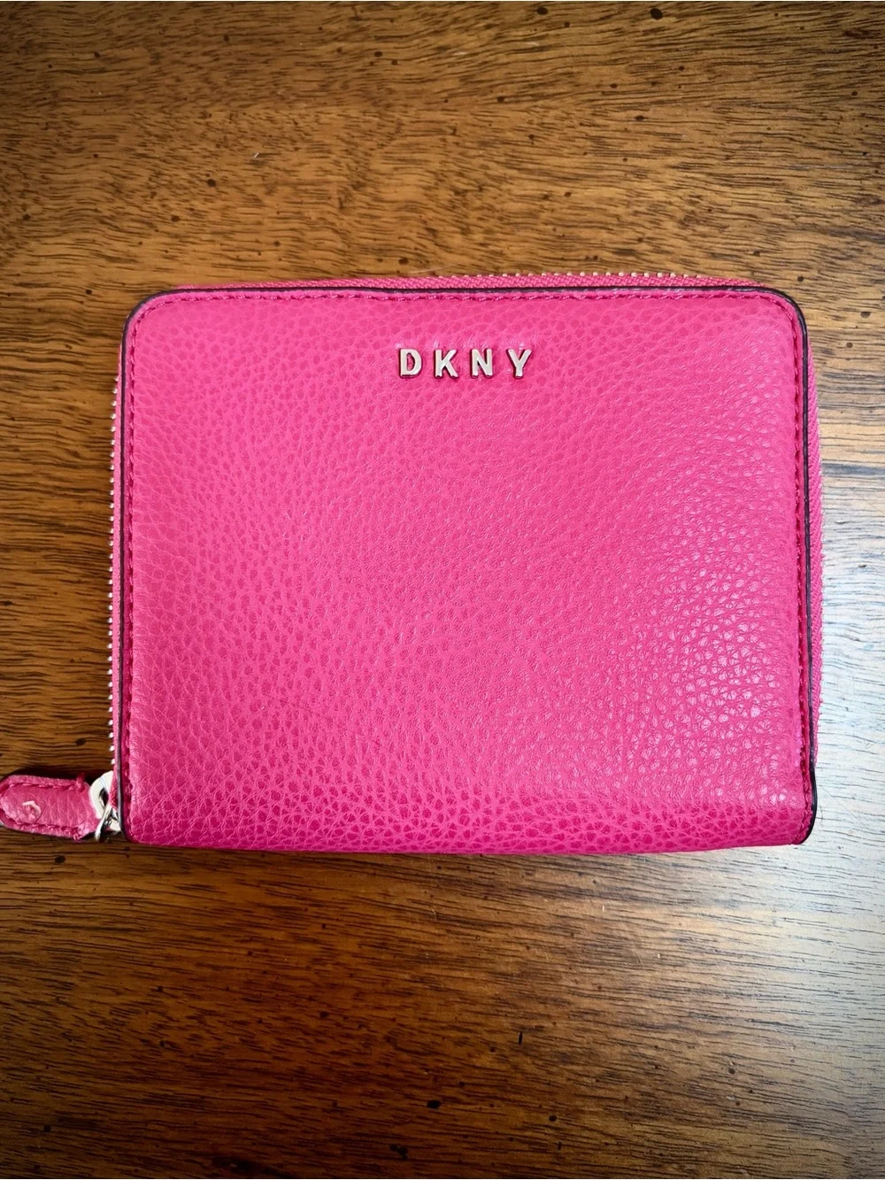 DKNY faux leather