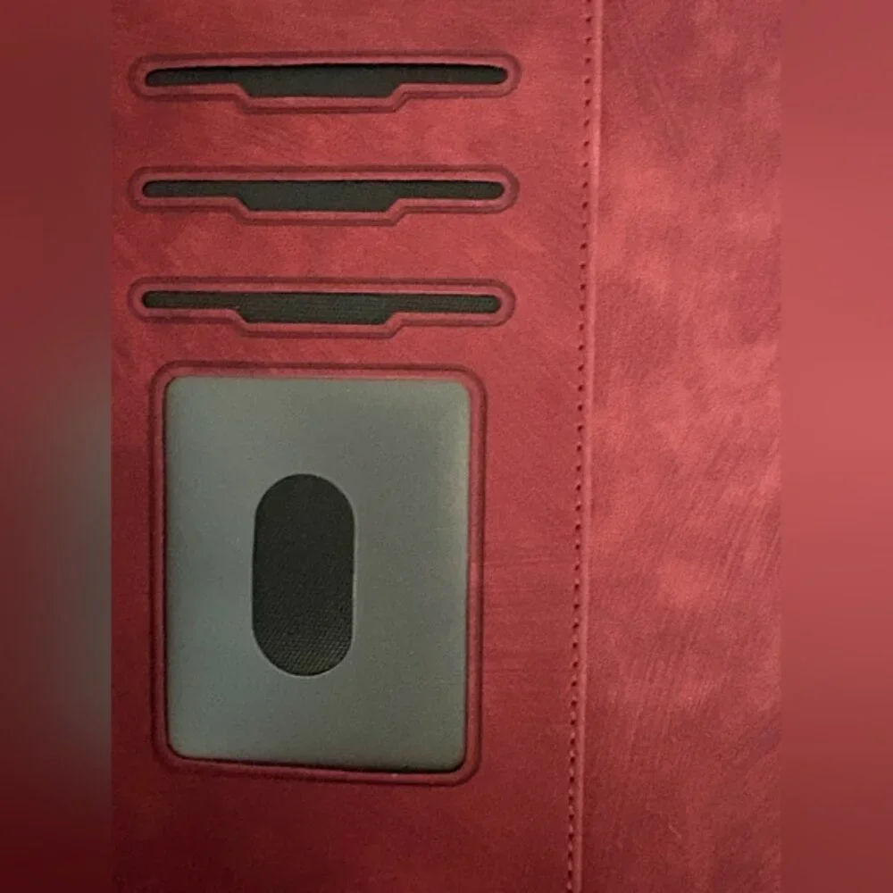 Elegant Tablet‎ Case in Maroon Galaxy A7lite