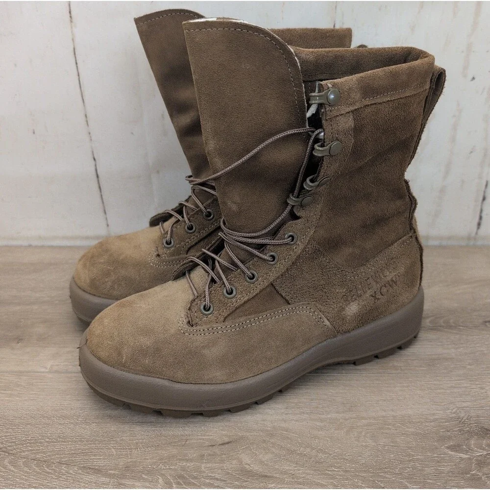 Belleville C755 XCW Extreme Cold Weather Boots Mens 7R Coyote Tan Suede Gore-Tex