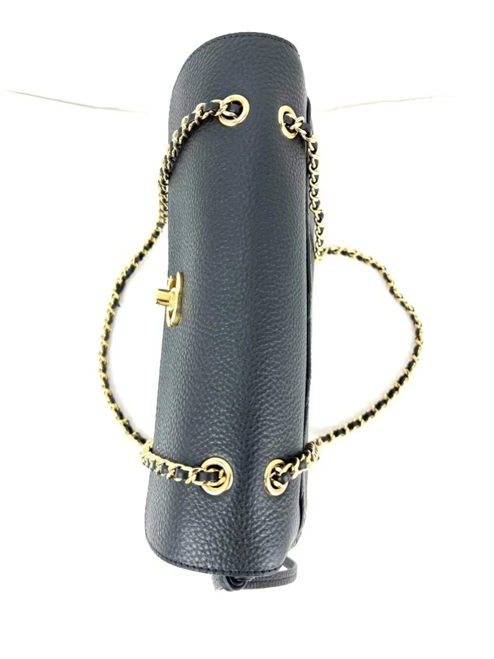 Chanel Urban Essentials Large Flap Bag Black Leather Shoulder Bag RARE