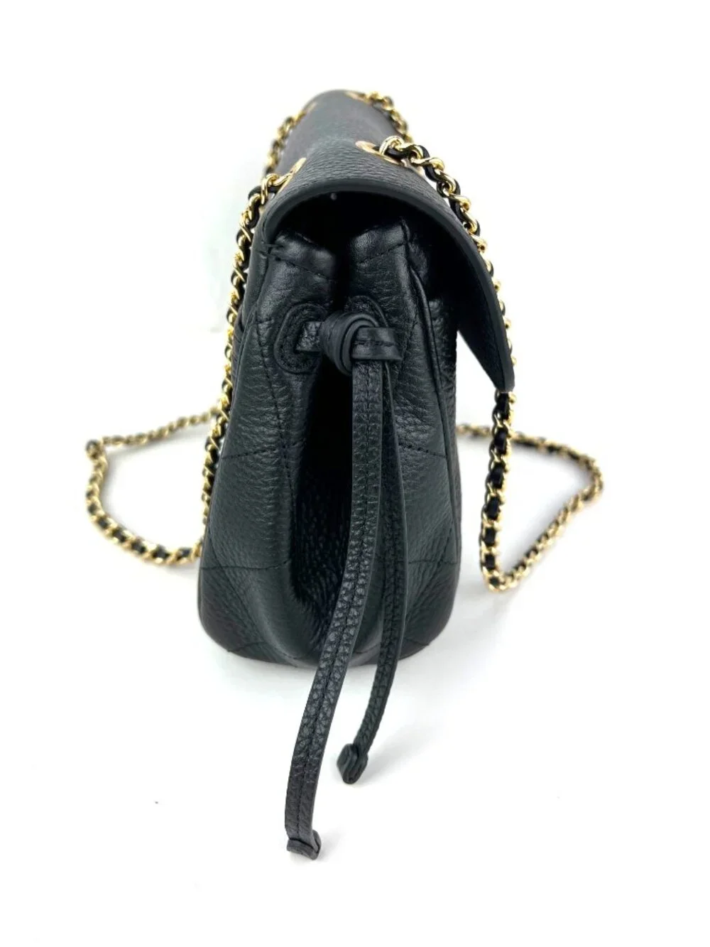 Chanel Urban Essentials Large Flap Bag Black Leather Shoulder Bag RARE