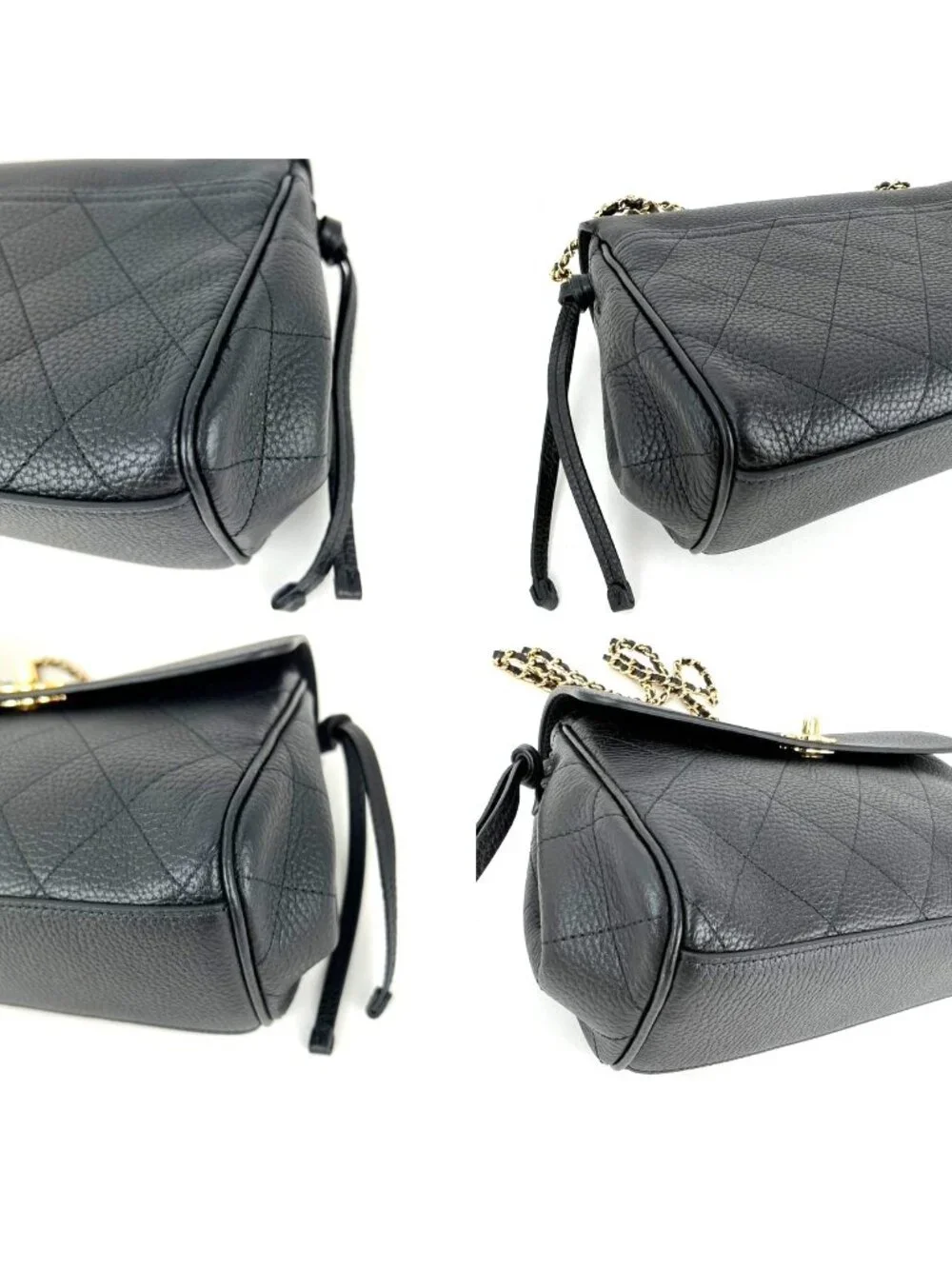 Chanel Urban Essentials Large Flap Bag Black Leather Shoulder Bag RARE