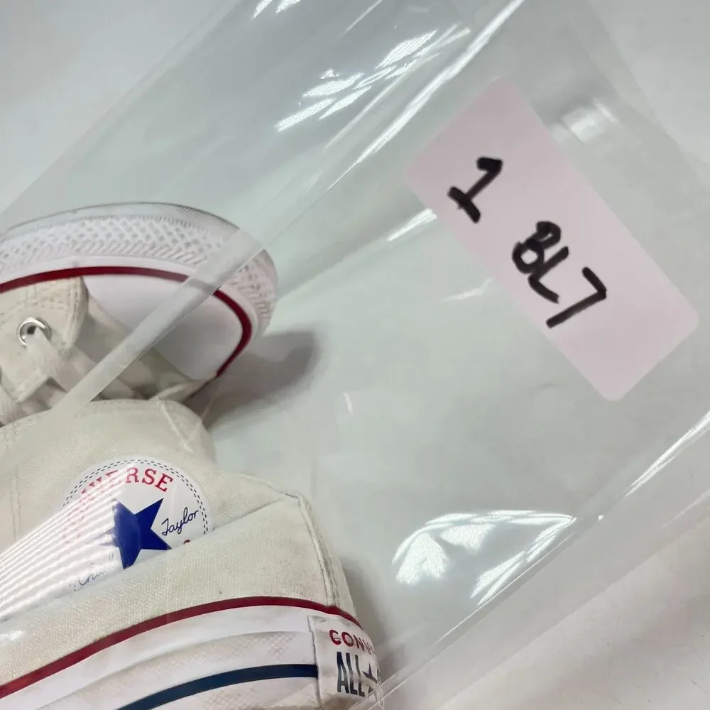 Converse Chuck Taylor All Star Optical White High Top Sneakers W7650 Womens Sz 8