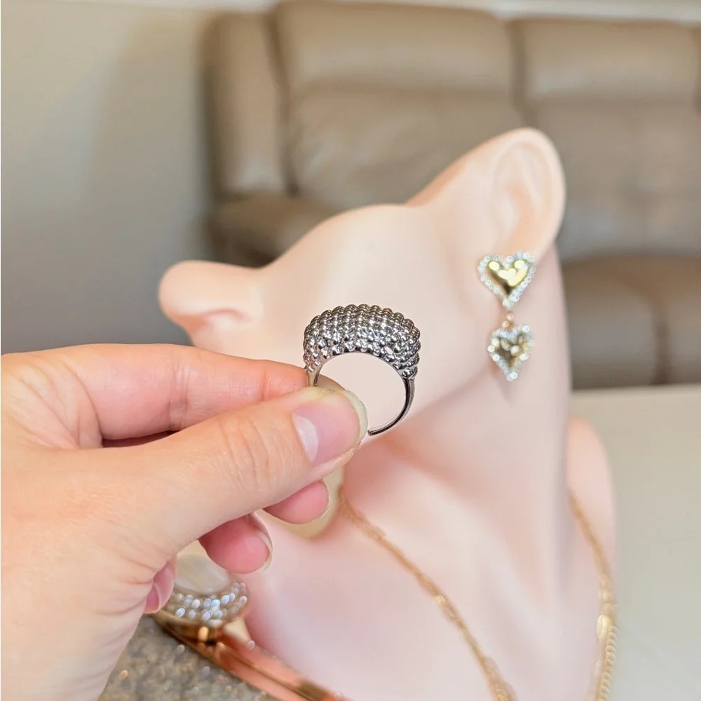 Anthropologie chic silver