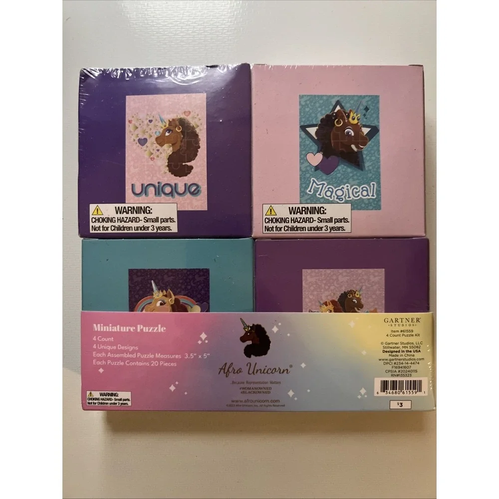 Target‎ Bullseye's Playground Unicorn Mini 20-Piece Puzzle - Pack of 4 Puzzles