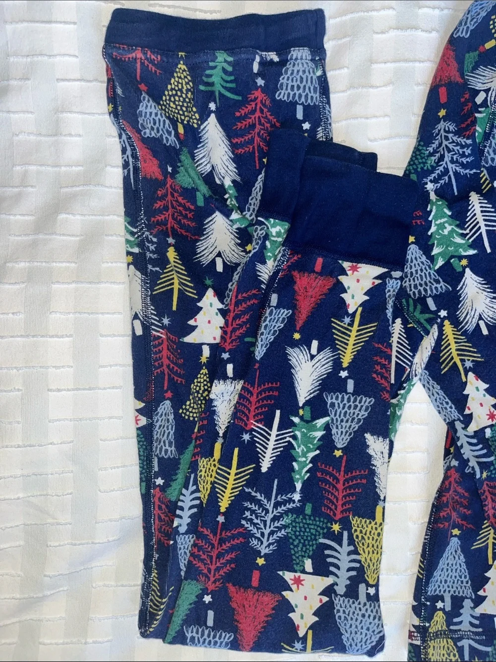 Hanna Andersson Navy Women’s Holiday Tree Pajama Set