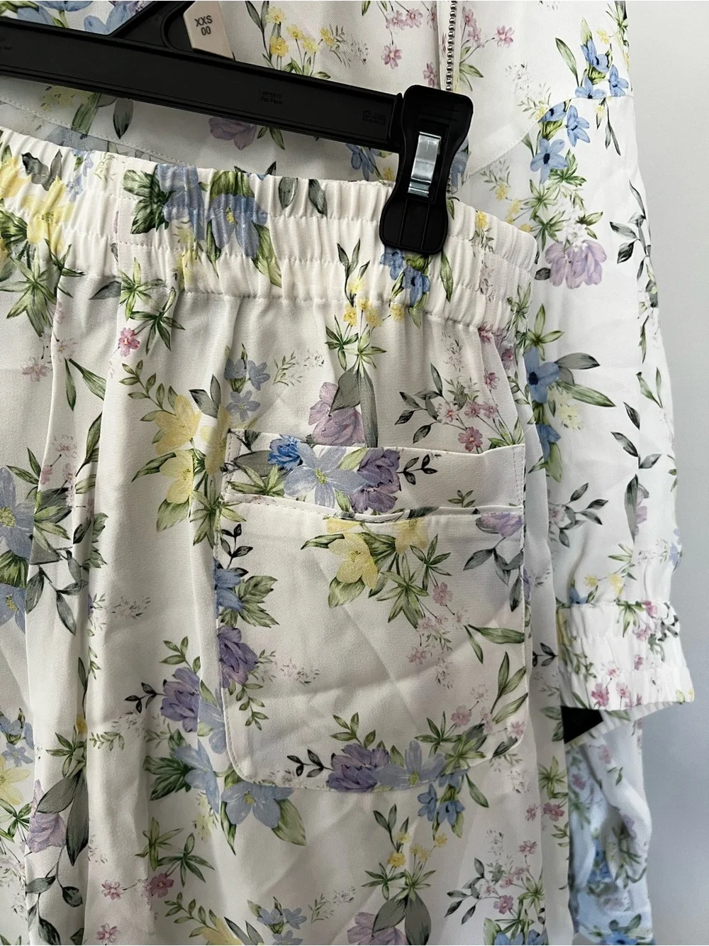 The Kooples White Floral Zip-Front Track Jacket & Joggers