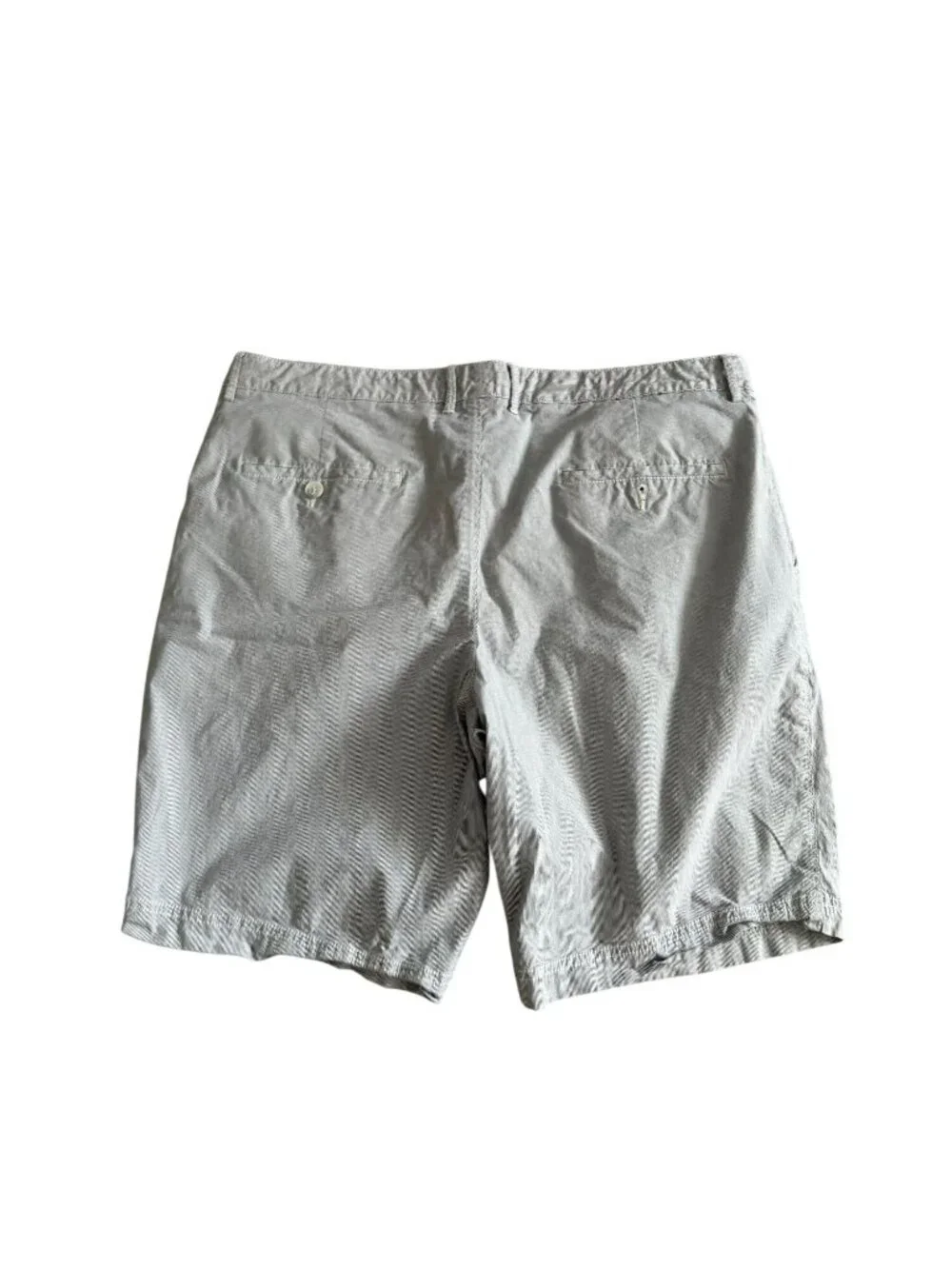 BOSS HUGO BOSS Men’s White Gray Striped Shorts Size 36R