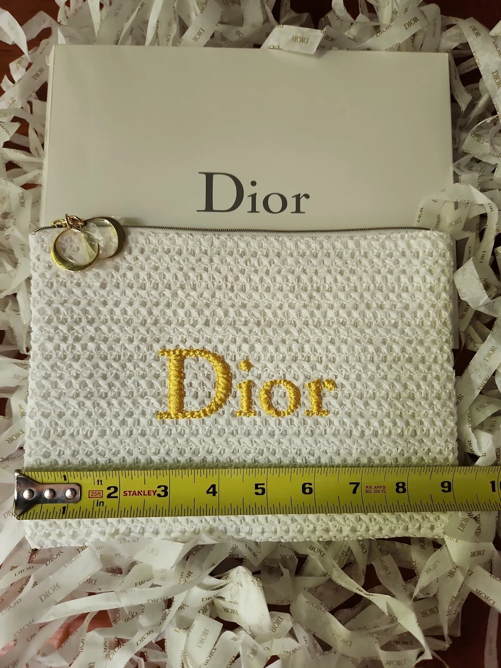 LIMITED EDITION Dior Raffia Pouch