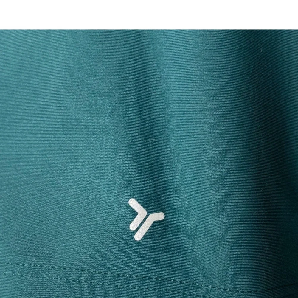 Old Navy Powersoft Sports Bra 2X Teal Longline Light Support Padded