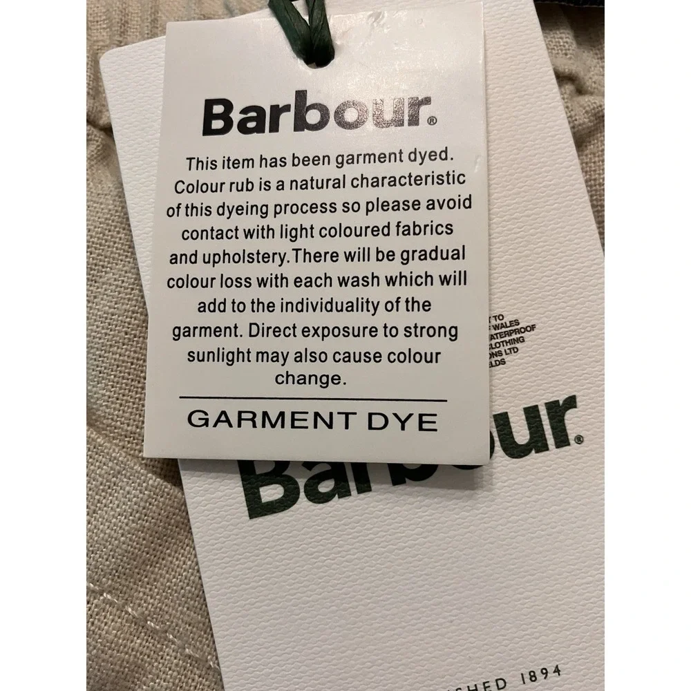 Barbour new tags