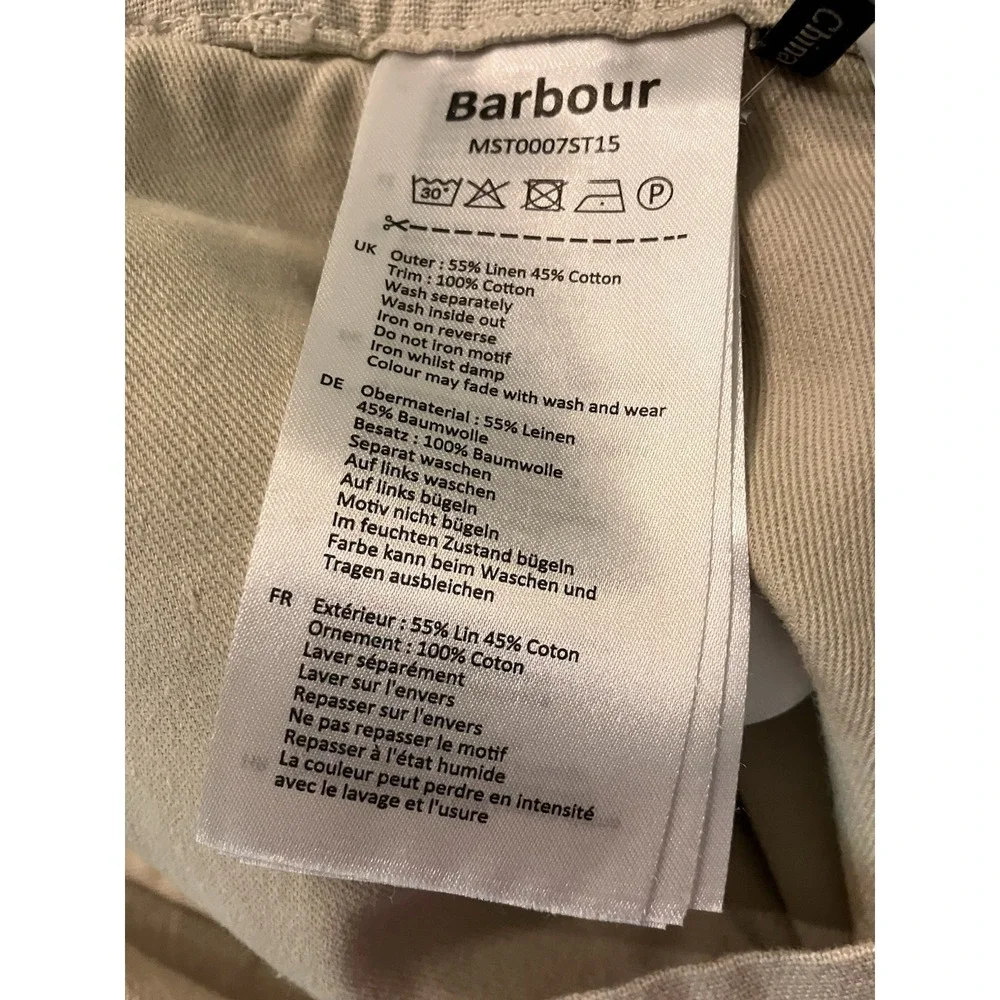 Barbour new tags