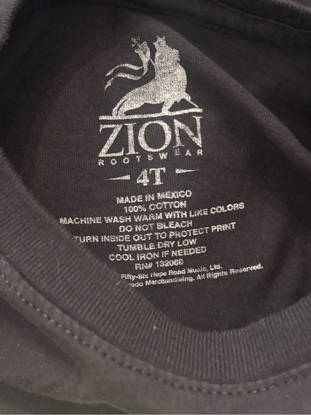 Zion Rootswear soft black