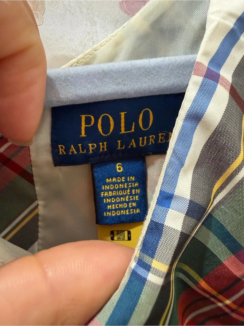 Ralph Lauren sleeveless plaid