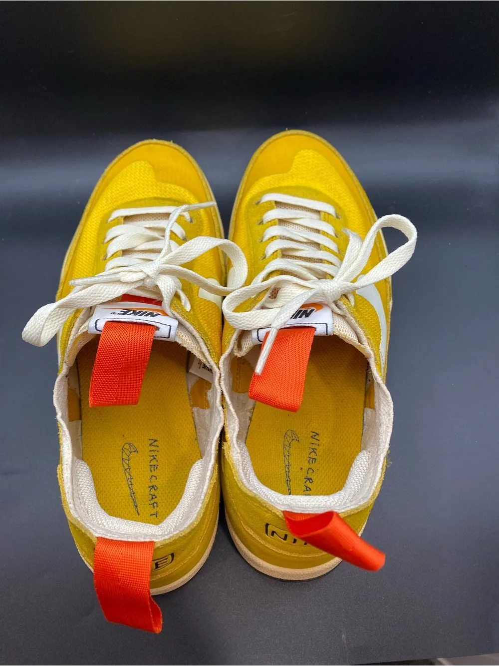 Authentic Nike Tom Sachs DA6672-700 NikeCraft Archive Dark Sulfur Women’s SZ 9