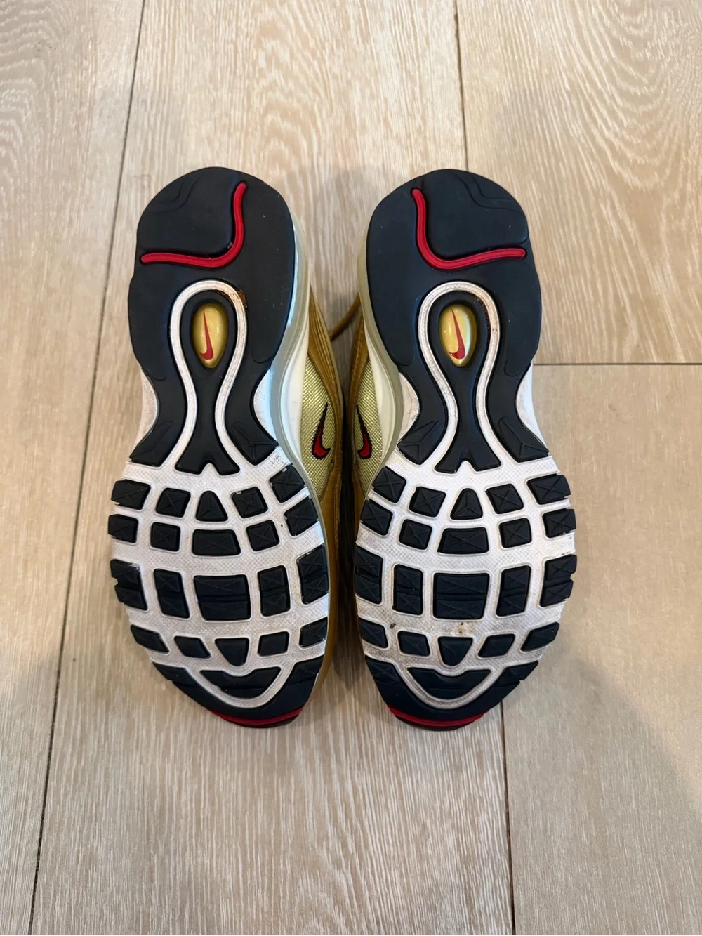 Nike Air Max 97 Gold Bullet Metallic Gold Sneakers