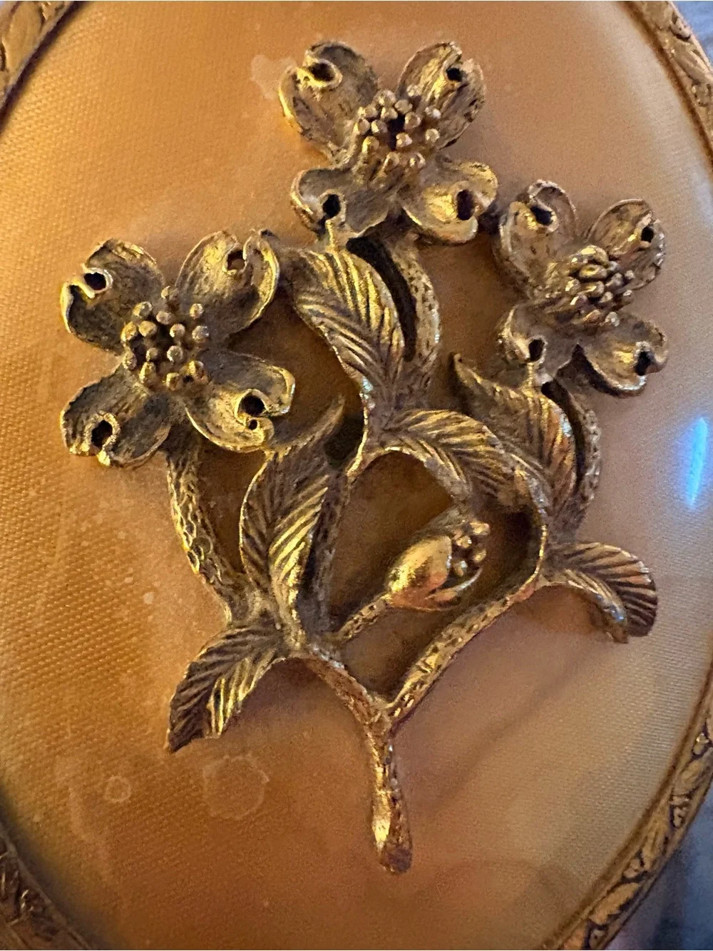 Globe patina filigree