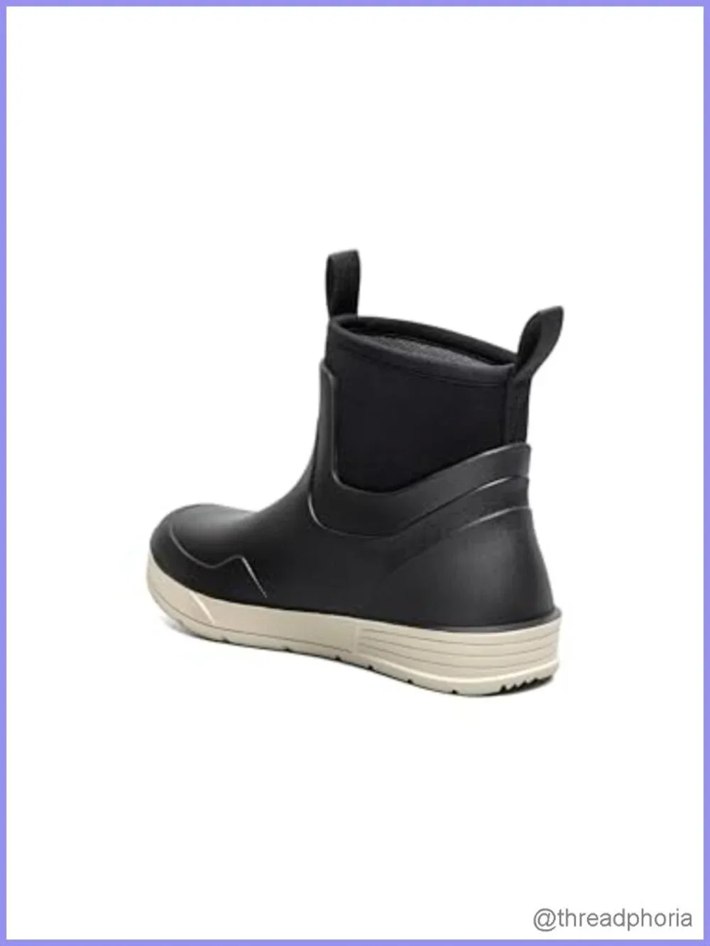 Bogs Rockaway Seamless Chelsea Waterproof Ankle Boots Rubber Mesh Lined