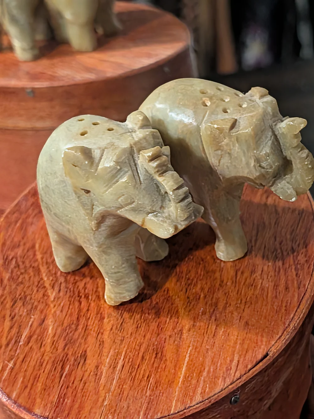 Handcrafted Green Ceramic Small Pet Accessory Set